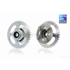 Демпфер заднього колеса на мопед дельта під шпильки у зборі +зірка 428-41T "LIPAI"