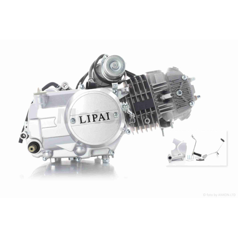 Двигун  1P54FMI  125cc, механіка, алюмінієвий циліндр  "LIPAI"  (Delta, Alpha, Pitbike)
