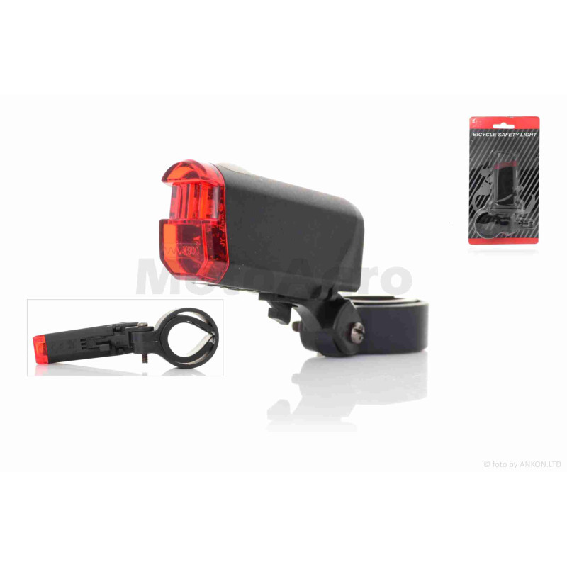 Габарит задній вело  1 діод  1 режим, 2хААА  #JY-401