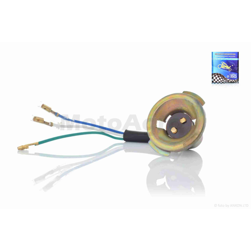 Патрон фари  H6  (BA20D)  2 вуса  #2  "LIPAI"