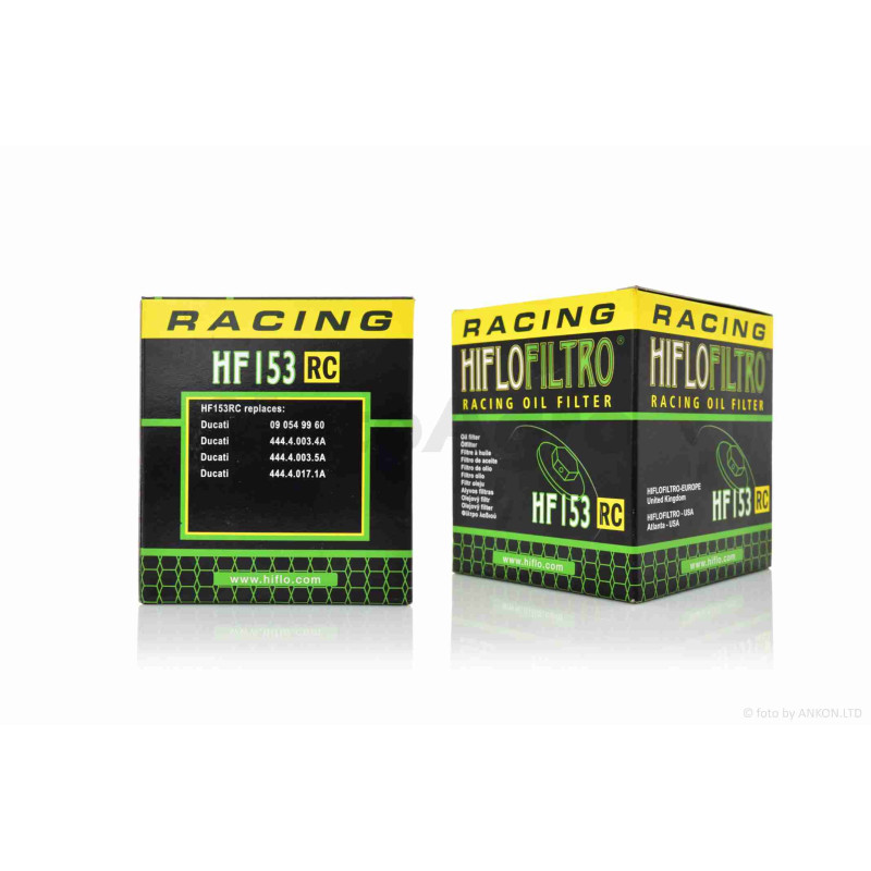 Фільтр масляний мото  HF153RC  D76/H72  "HIFLO"  ТАЙЛАНД