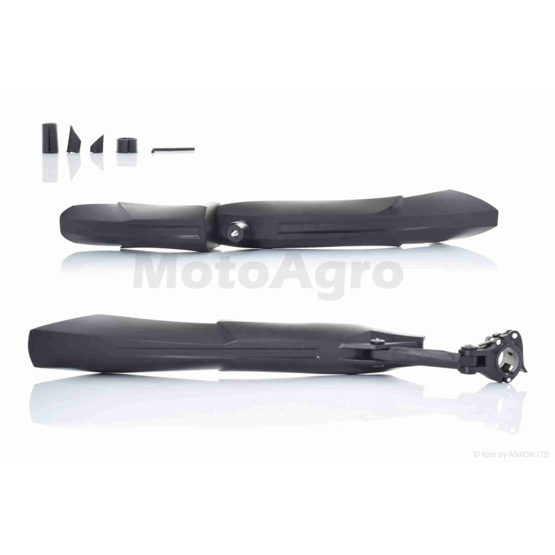 Крила бризковики вело  пластмас  (чорні)  #DNB-009  #FK-870F/R