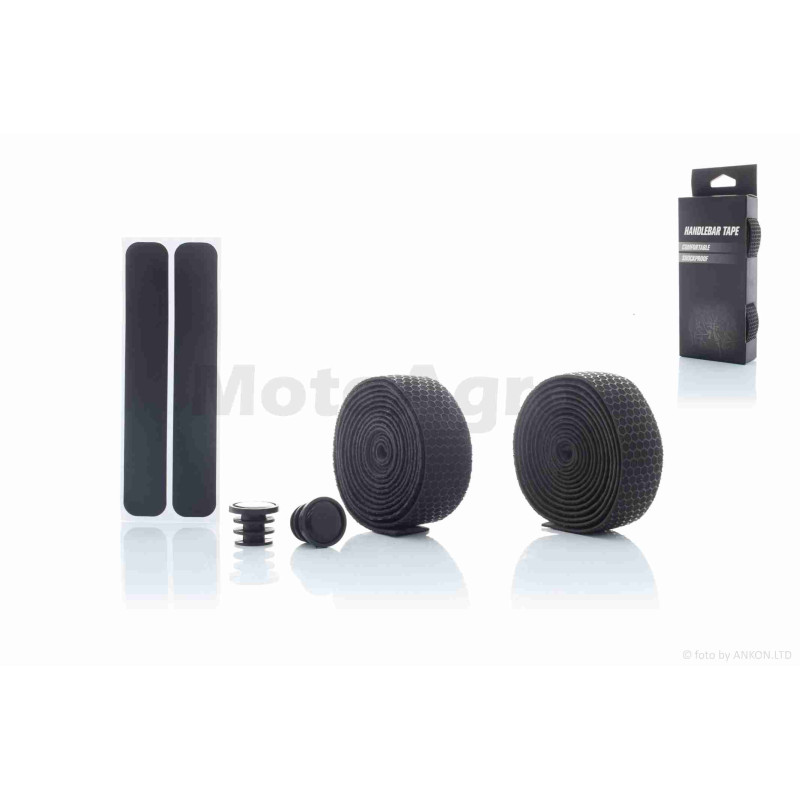 М'яка стрічка на кермо, чорна  #BT-014