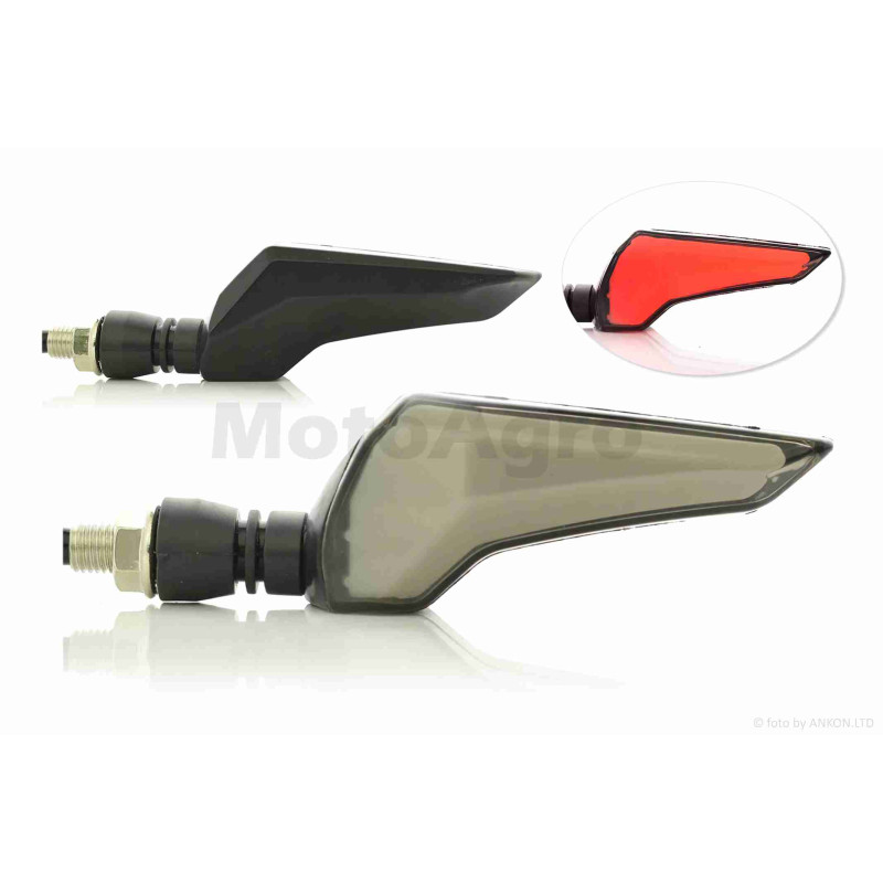 Повороти діодні  пара  #D-137  гнучка ніжка, з габаритом