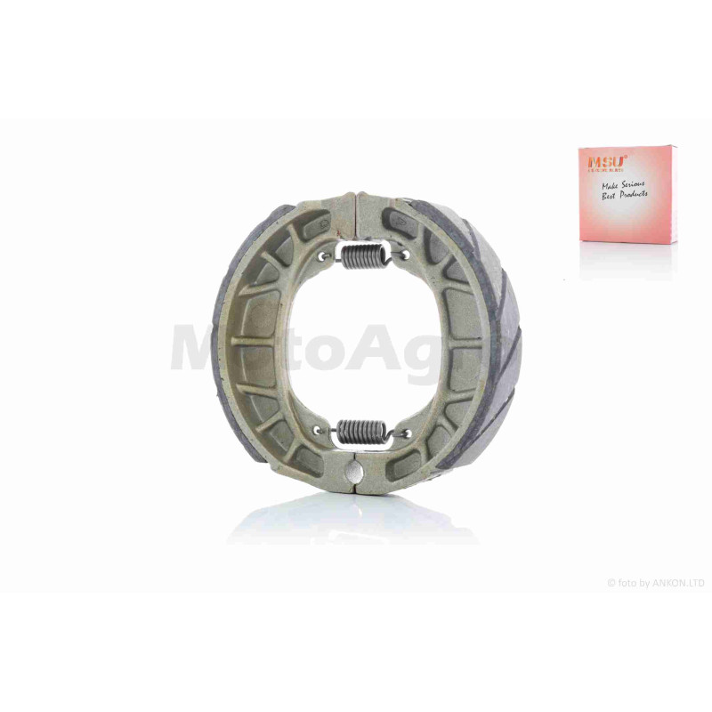 Колодки гальмівні (барабан)  GY6 10/12", LEAD, Delta пряма пружина  "MSU"  ТАЙВАНЬ