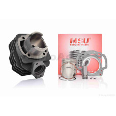 Поршневая циліндр в зборі на скутер хонда діо тюнінг D43 "MSU" (безасбест) ТАЙВАНЬ