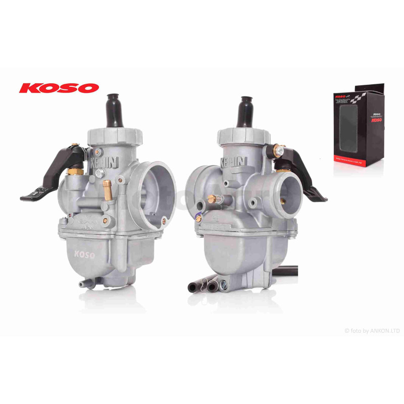 Карбюратор  універсальний  26mm, ручне  підкачування  "KOSO"  (KEIHIN)