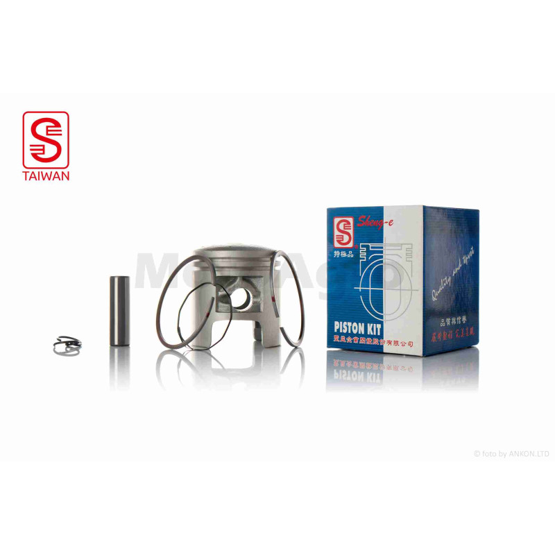 Поршень к-кт TB50 (2T ланцюг), CARNA, SHOOT (GS50) +0.25 41.25 "SEE" (Sheng-E) ТАЙВАНЬ (акція)