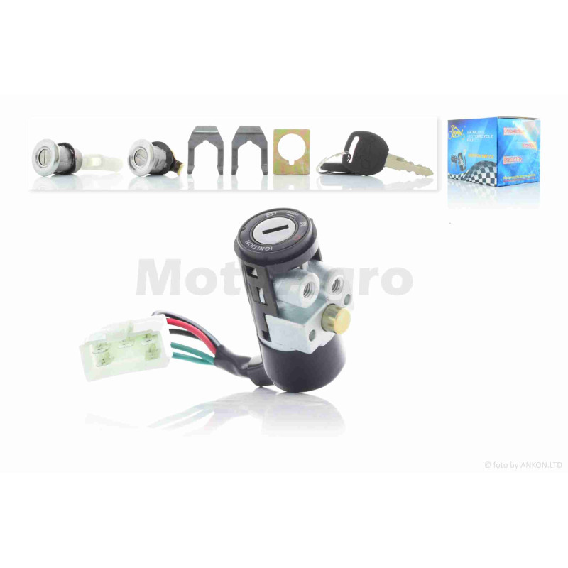 Замок запалювання к-кт  DIO AF18/27  5 дротів  "LIPAI"