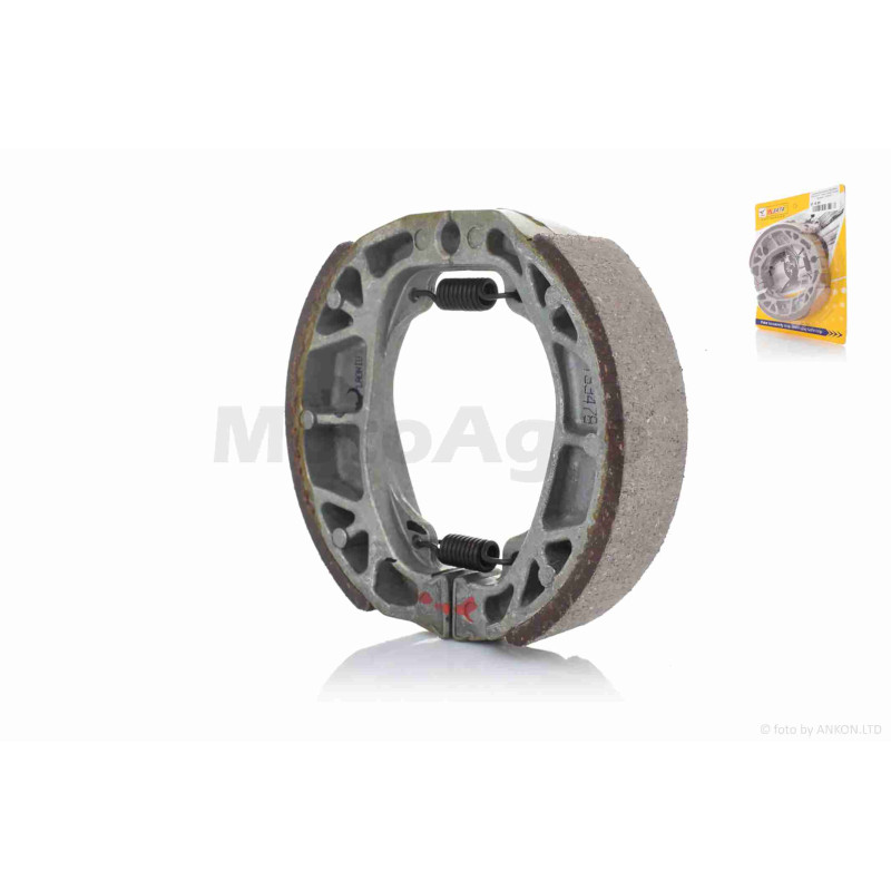Колодки гальмівні (барабан)  GY6 10/12", LEAD, Delta  пряма пружина  "LAONIU"