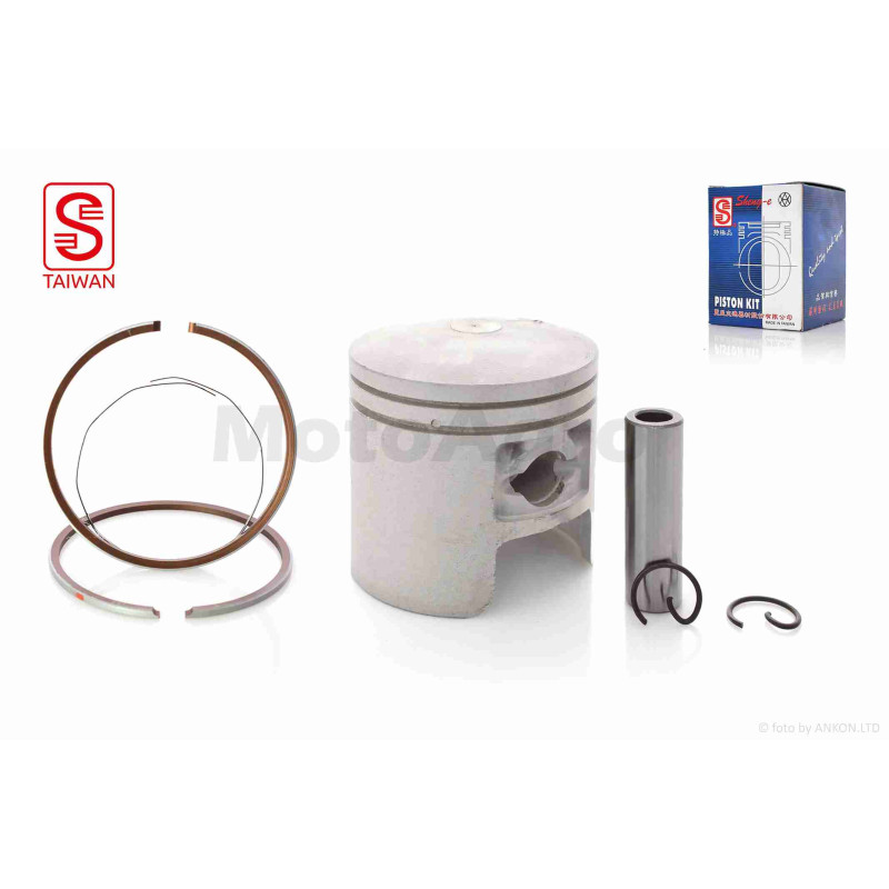 Поршень к-кт  AD50, LETS 65cc  +0.50  44.50  "SEE"  (Sheng-E)  ТАЙВАНЬ