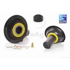 Мембрана карбюратора затворна на китайський скутер 80 18mm +голка "LIPAI"