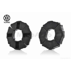 Гумки демпферні колеса на мопед дельта силікон чорні "VLAND"