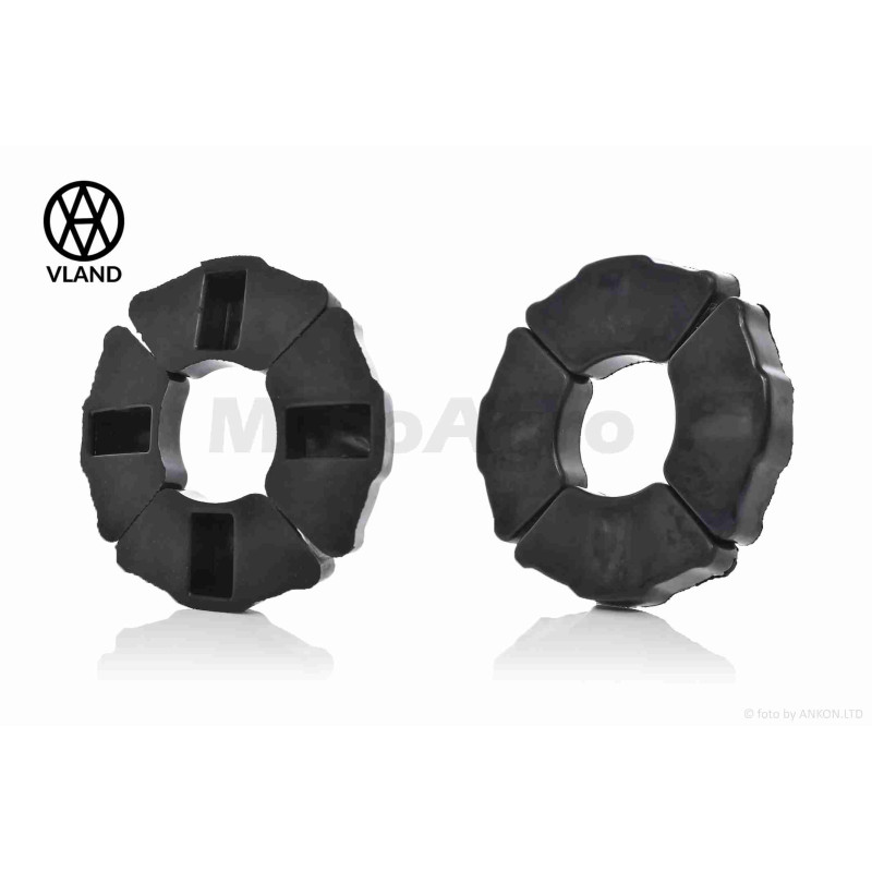 Гумки демпферні колеса  Delta  силікон, чорні  "VLAND"