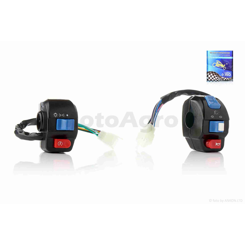 Блок кнопок керма  GY6  пара диск/диск  "LIPAI"