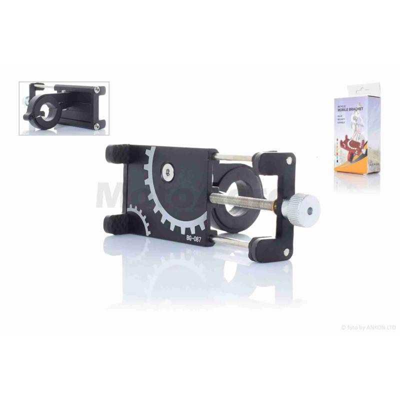 Тримач для телефону кріплення на кермо  #BG-087  #SJJ-004  (чорний)