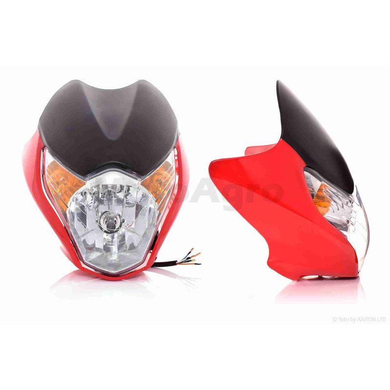 Обтічник з фарою  HONDA CG150 TITAN MIX EX 2010  червоний