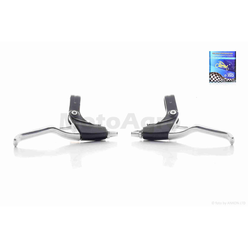 Важелі ручного гальма вело  байк  (хром)  #ZB-003