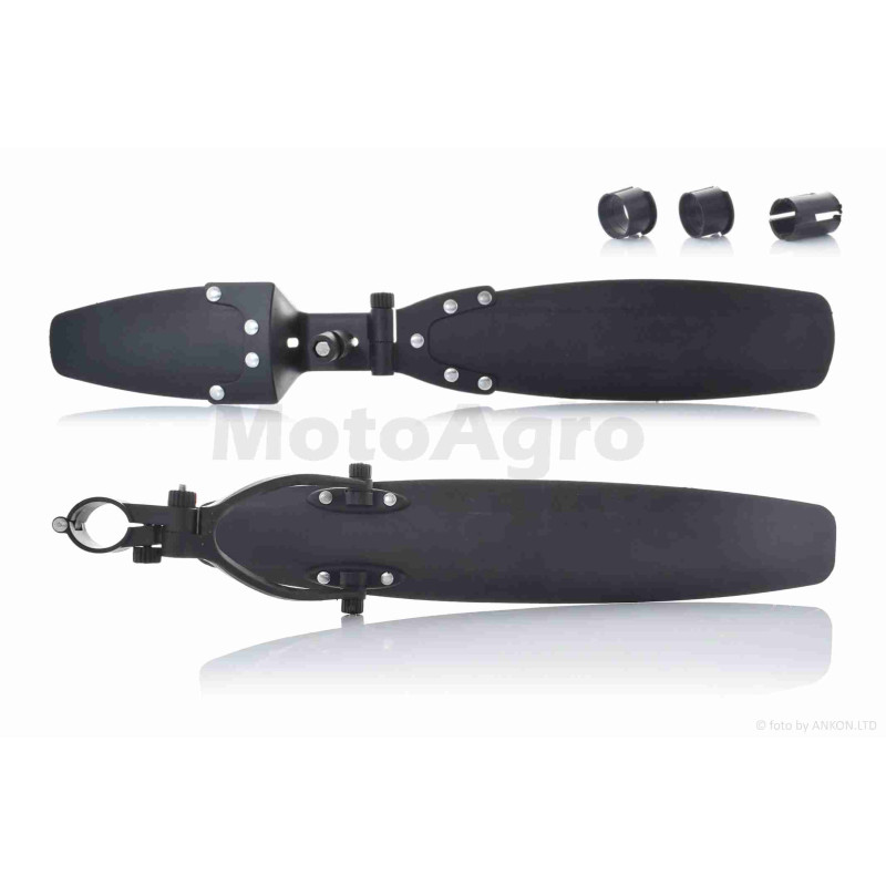 Крила бризковики вело пластмас, чорні #DNB-010 ТАЙВАНЬ