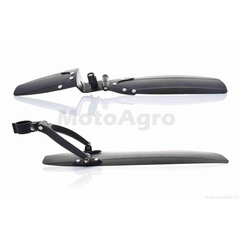 Крила бризковики вело пластмас, чорні #DNB-010 ТАЙВАНЬ