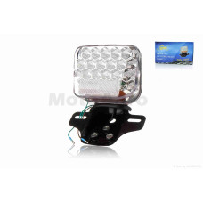 Стоп у зборі на мопед дельта діодний без поворотів прозорий +кронштейн "LIPAI"