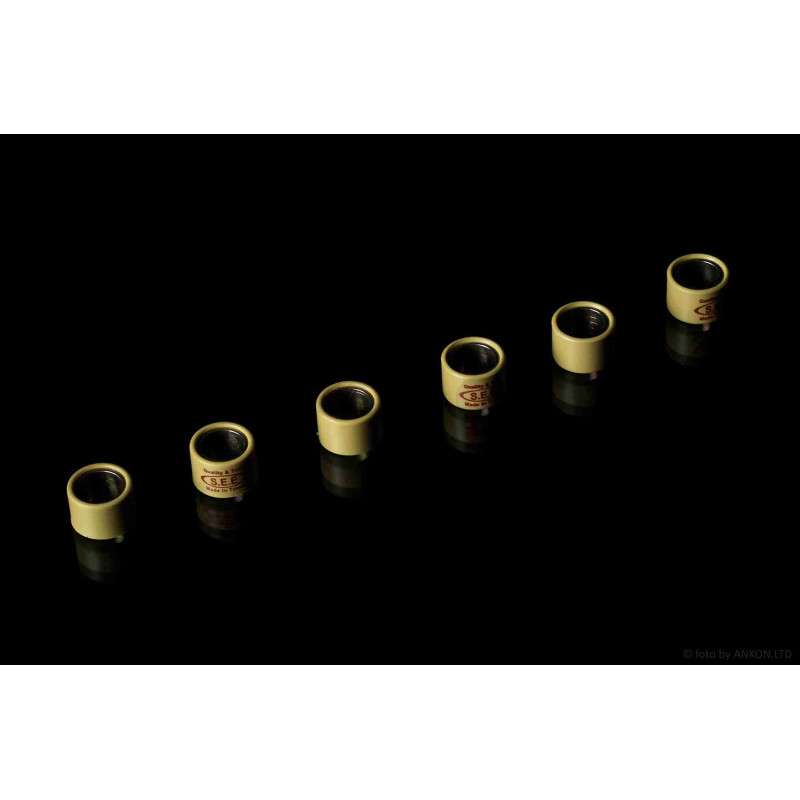 Ролики варіатора  Honda, GY6 50  16-13 4.5g  "SEE"  (Sheng-E)  ТАЙВАНЬ