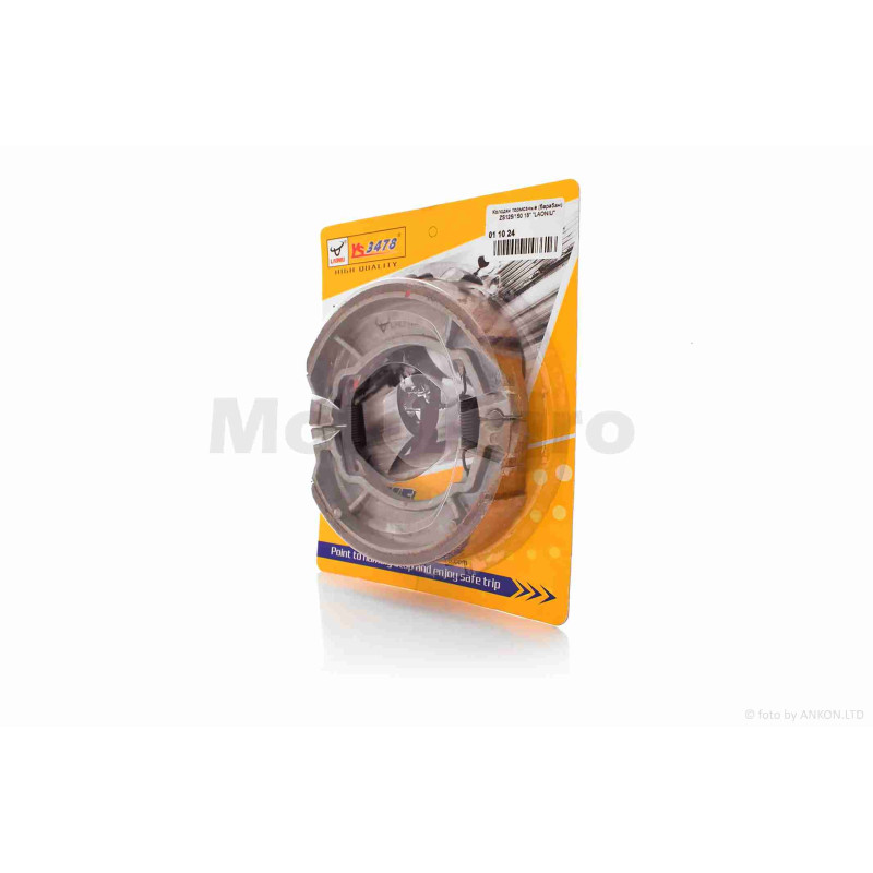 Колодки гальмівні (барабан)  ZS125/150 18", D130  "LAONIU"