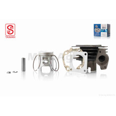 Поршневая циліндр в зборі на скутер хонда такт AF16 тюнінг D44 "SEE" (Sheng-E) ТАЙВАНЬ