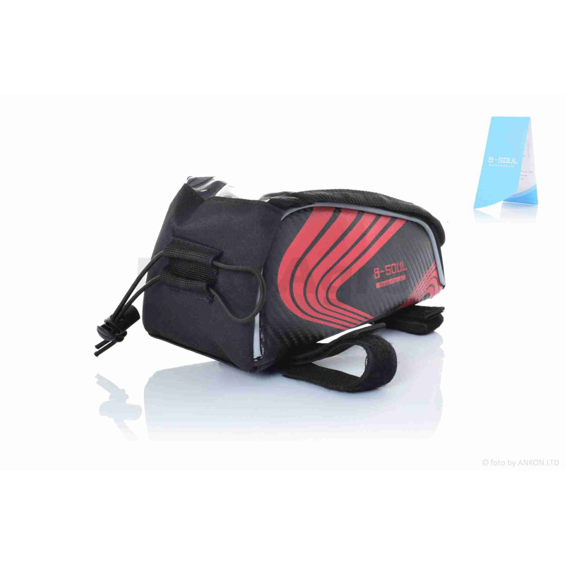 Сумка вело для телефону на раму, червона  #155/BAO-001  "B-SOUL"