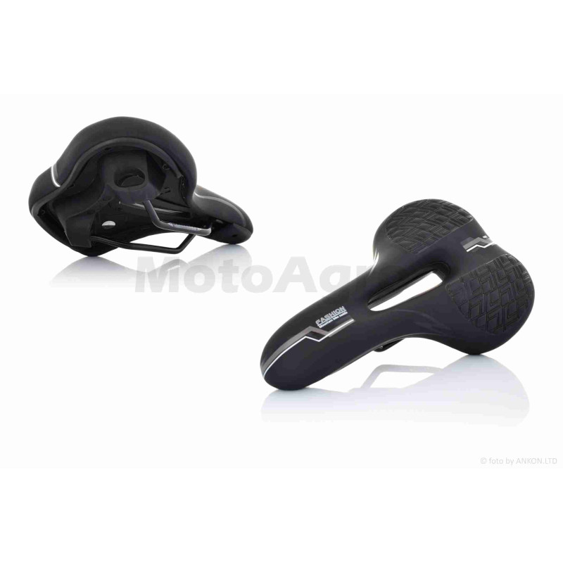 Сідло вело  спортивне з вентиляцією, чорне, #ZD-024