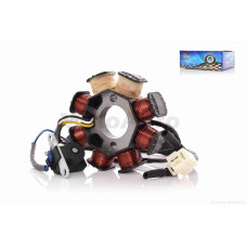 Генератор (статор) на китайський скутер 50 6+2 4 контакти вертикальне кріплення "LIPAI"