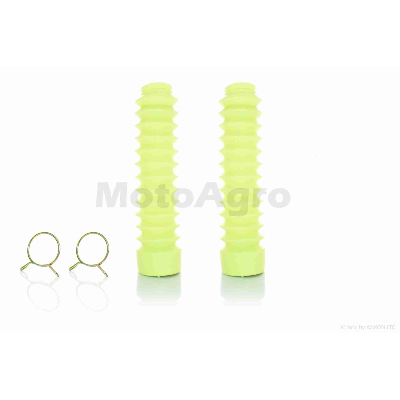 Гофри вилки  універсальні  d-30/45, L-200  жовті  (клас A)  +хомути