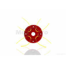 Катушка косы паук стальная красная