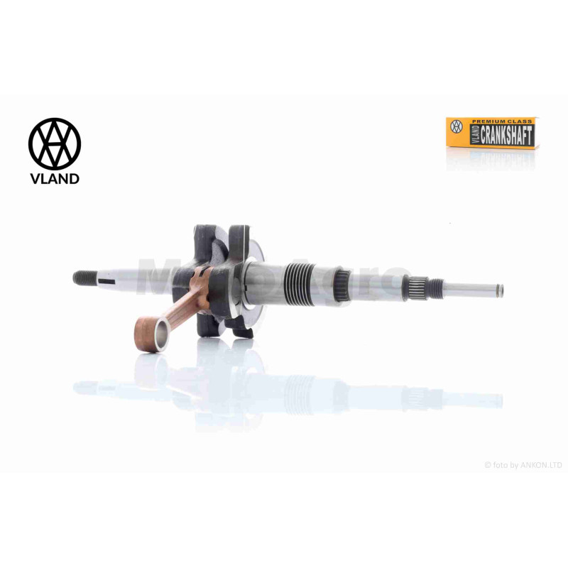 Колінвал  AD50 шатун  +0.9mm  "VLAND"  (Nice Rich)  ТАЙВАНЬ