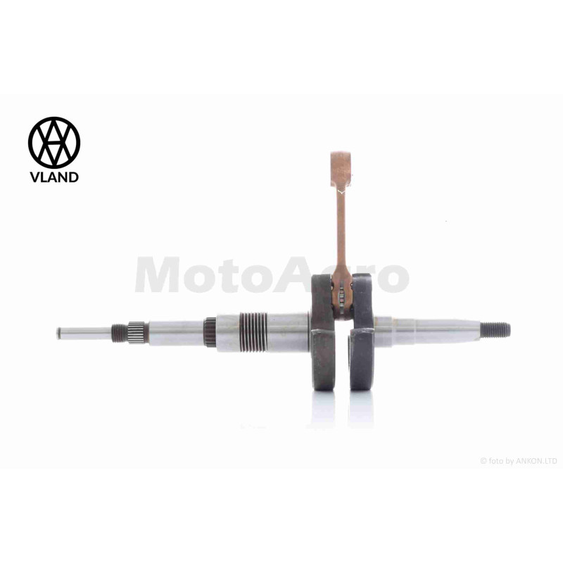 Колінвал  AD50 шатун  +0.9mm  "VLAND"  (Nice Rich)  ТАЙВАНЬ