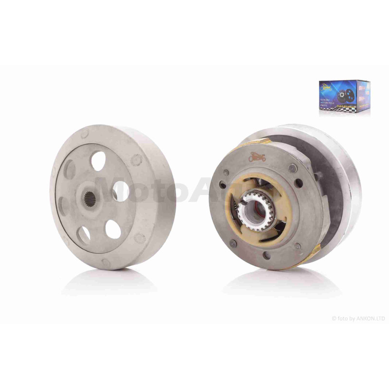 Варіатор задній у зборі  DIO AF35/56/61, AF27 FIT, LEAD AF48  алюміній  "LIPAI"