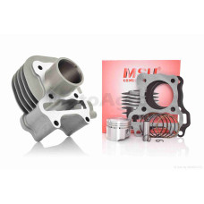 Поршневая циліндр в зборі на скутер сузукі летс 4/5 (CA41A) D39 p10 h47 4T "MSU" (без азбесту) ТАЙВАНЬ