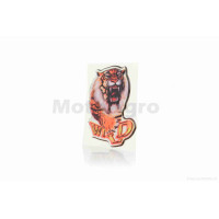 Наклейка Тигр Wild (75-60mm) силікон