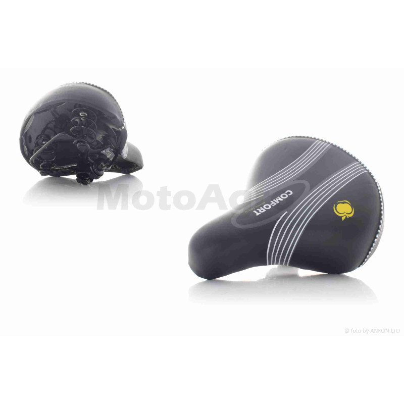 Сідло велос  залізна основа із пружинами  "Comfort"