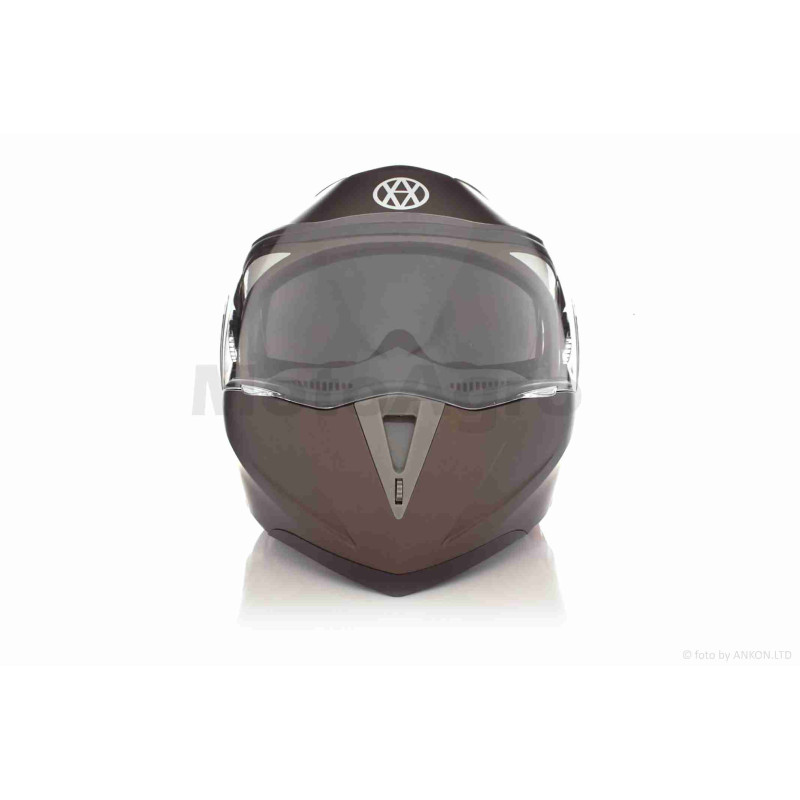 Шолом трансформер  "VLAND"  #158, бронзовий матовий, окуляри, L