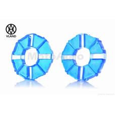 Гумки демпферні колеса на мопед дельта силікон сині "VLAND"