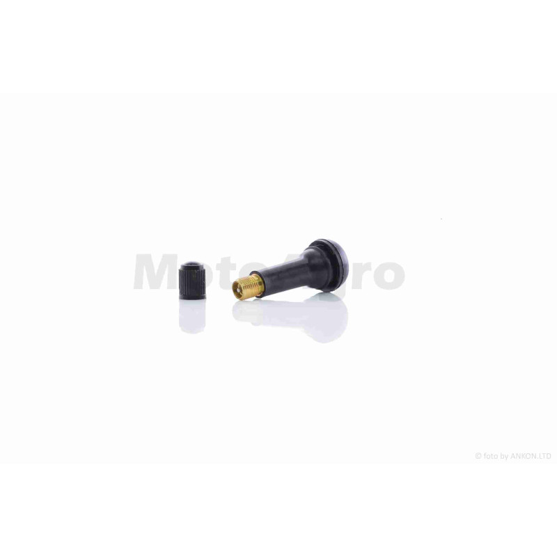 Ніпель колеса  прямий  гумовий