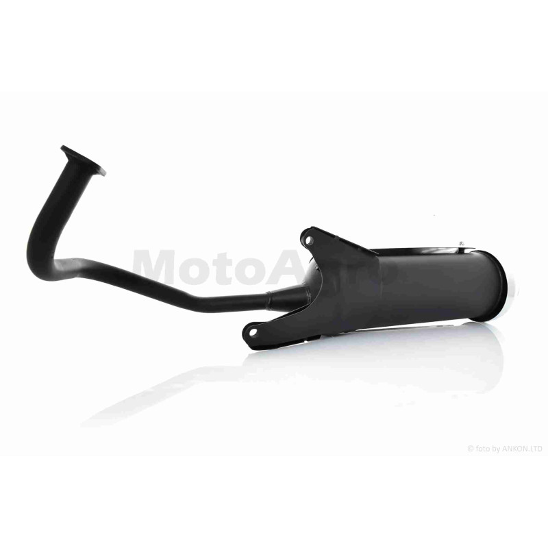 Глушник  GY6 50  WIND  цільний, хром  "LIPAI"