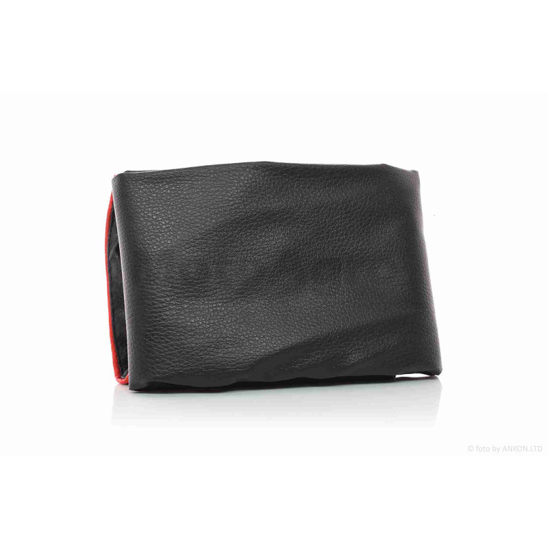 Чохол сидіння  Honda AF55 CREA SCOOPY  чорний, червоний кант  "JD"_