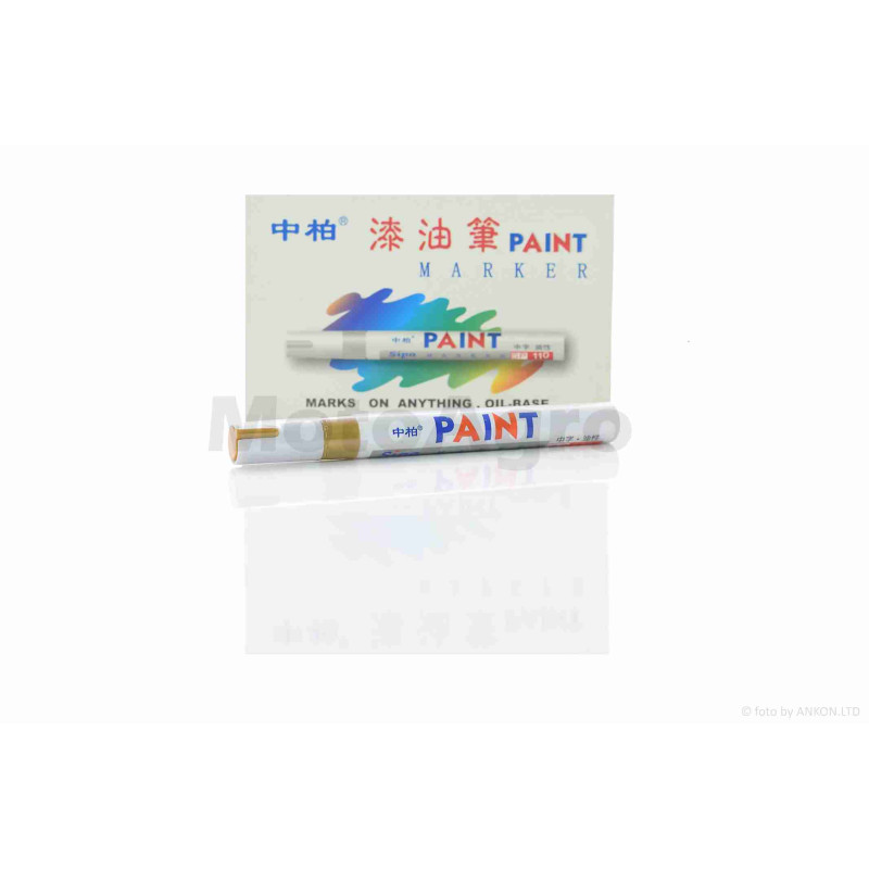 Маркер для нанесення написів на покришки  золото