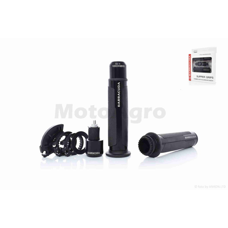 Грипси (ручки керма)  універсальні  "BARRACUQA"  #HP6  (чорні)