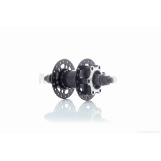 Втулка переднього колеса (алюмінева під 36 спиць дискове гальмо чорна)