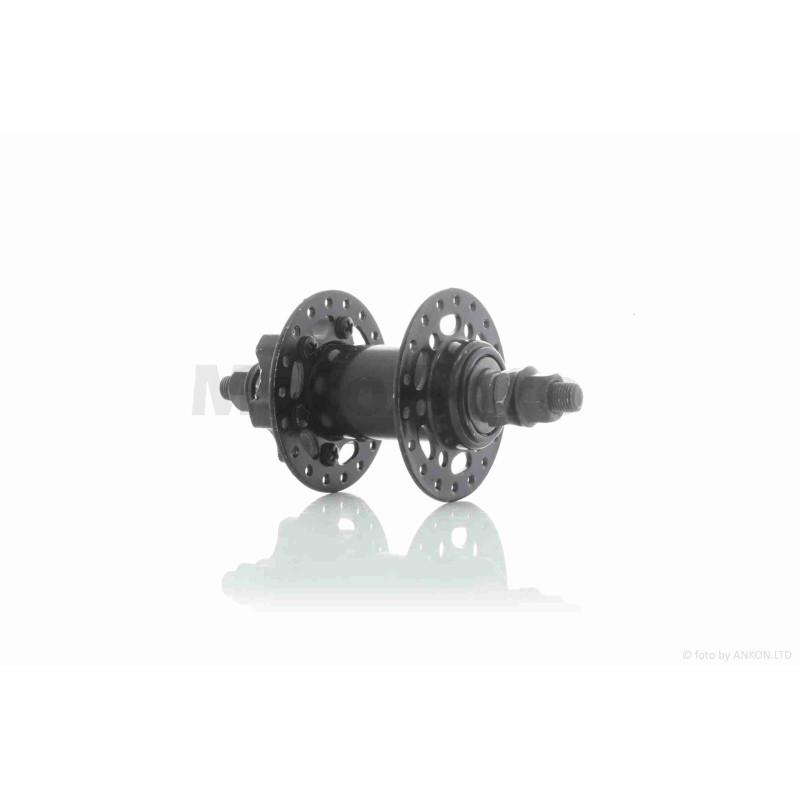 Втулка переднього колеса (алюмінієва, під 36 спиць, дискове гальмо, чорна)