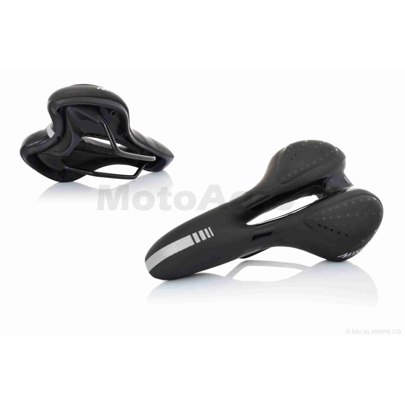 Сідло вело  спортивне з вентиляцією, чорне, #ZD-019  "MYSPACE"