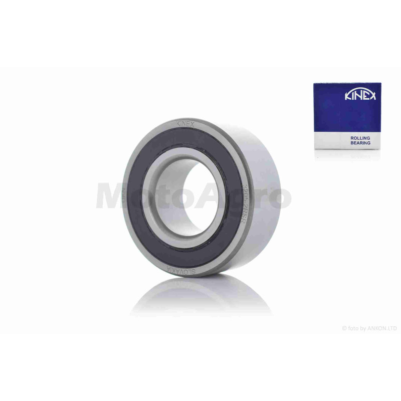 Підшипник колінвалу  ЯВА  дворядний  (3205-2RSR, 25-52-20)  "KINEX"  СЛОВАЧЧИНА